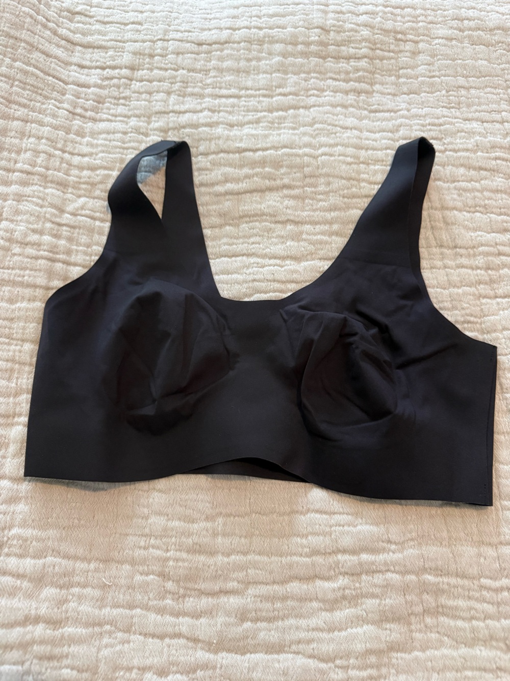 Knix Seamless Black Wireless Comfort Bra - Women Intimates & Sleepwear